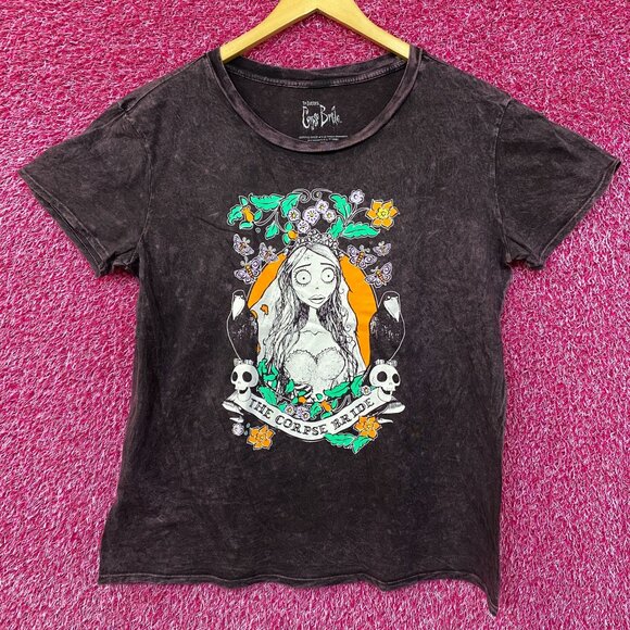 Tim Burton The Corpse Bride Emily Retro Style Graphic Design T-Shirt large - Picture 1 of 5
